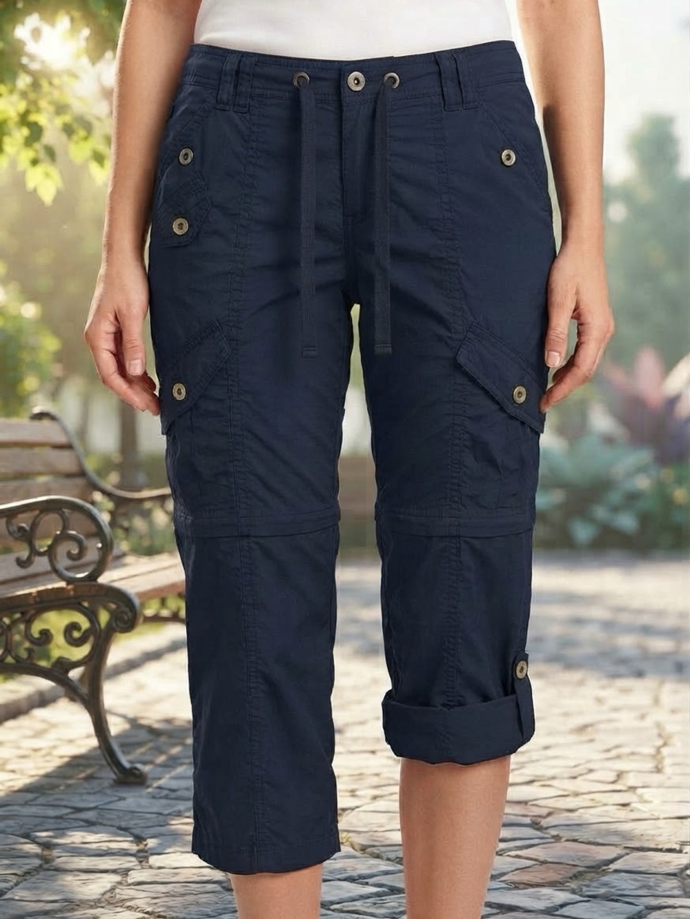 INC International Concepts Navy Capris